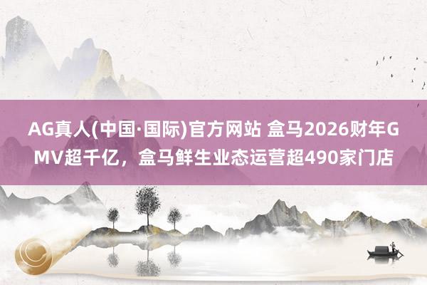 AG真人(中国·国际)官方网站 盒马2026财年GMV超千亿，盒马鲜生业态运营超490家门店